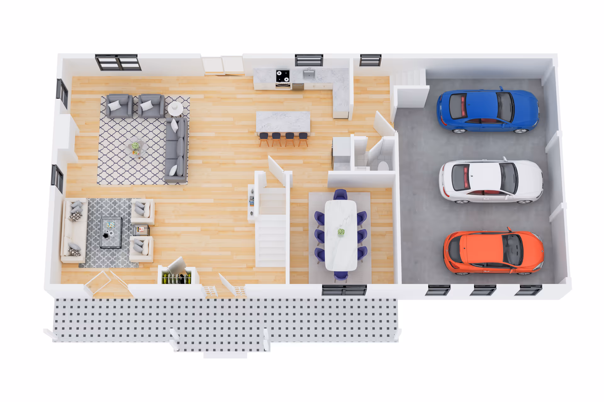 Realistic 3D architectural
