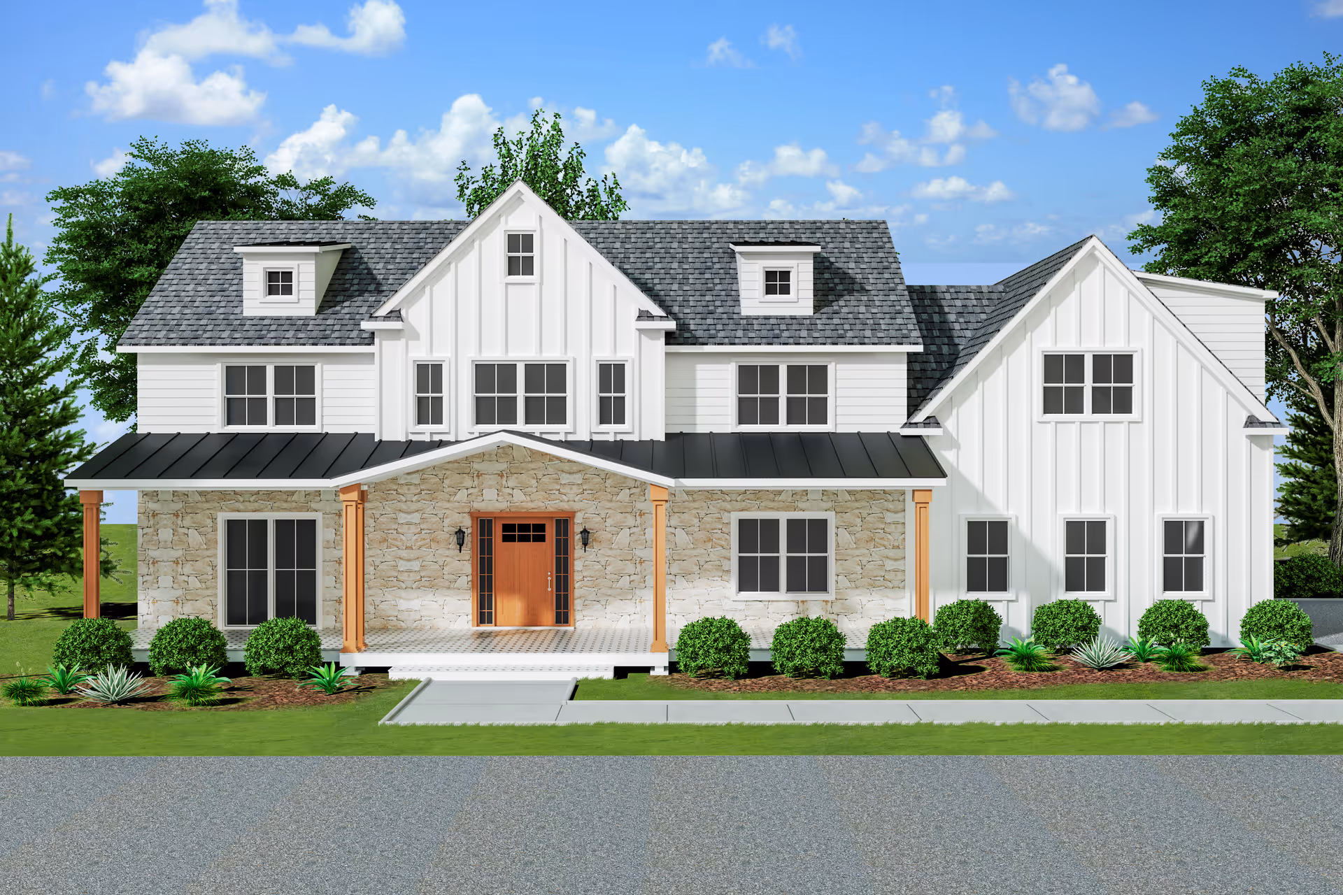 Immersive 3D walkthrough of commercial property after