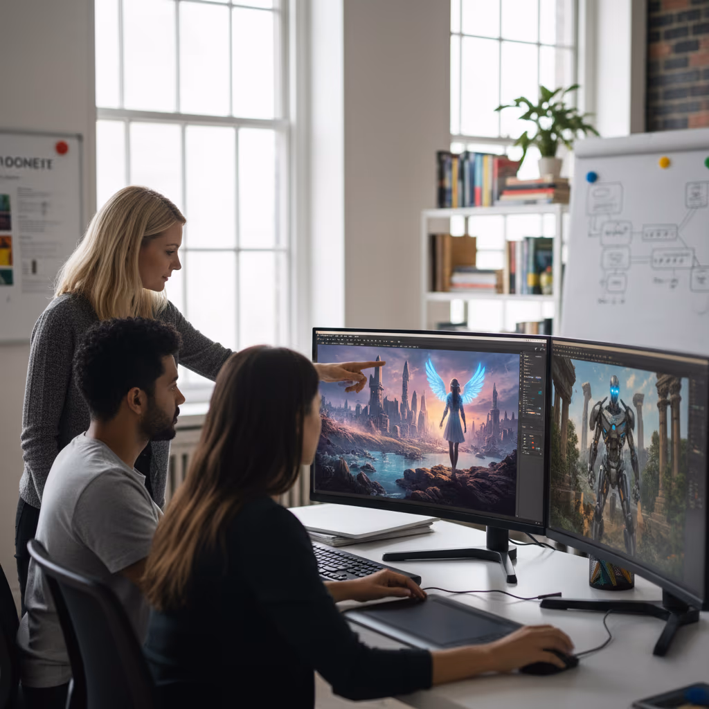 Realistic digital photo