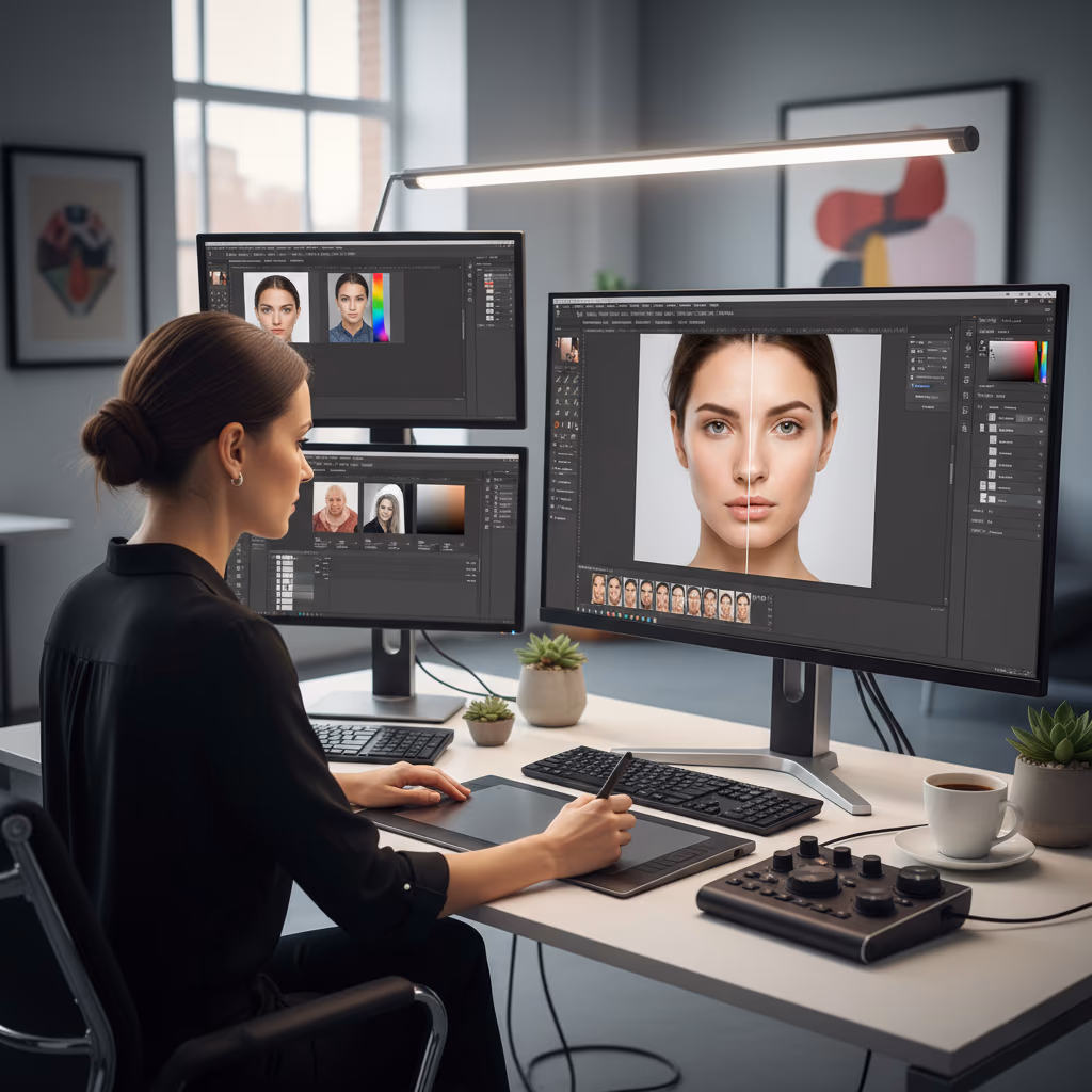Advanced image retouching