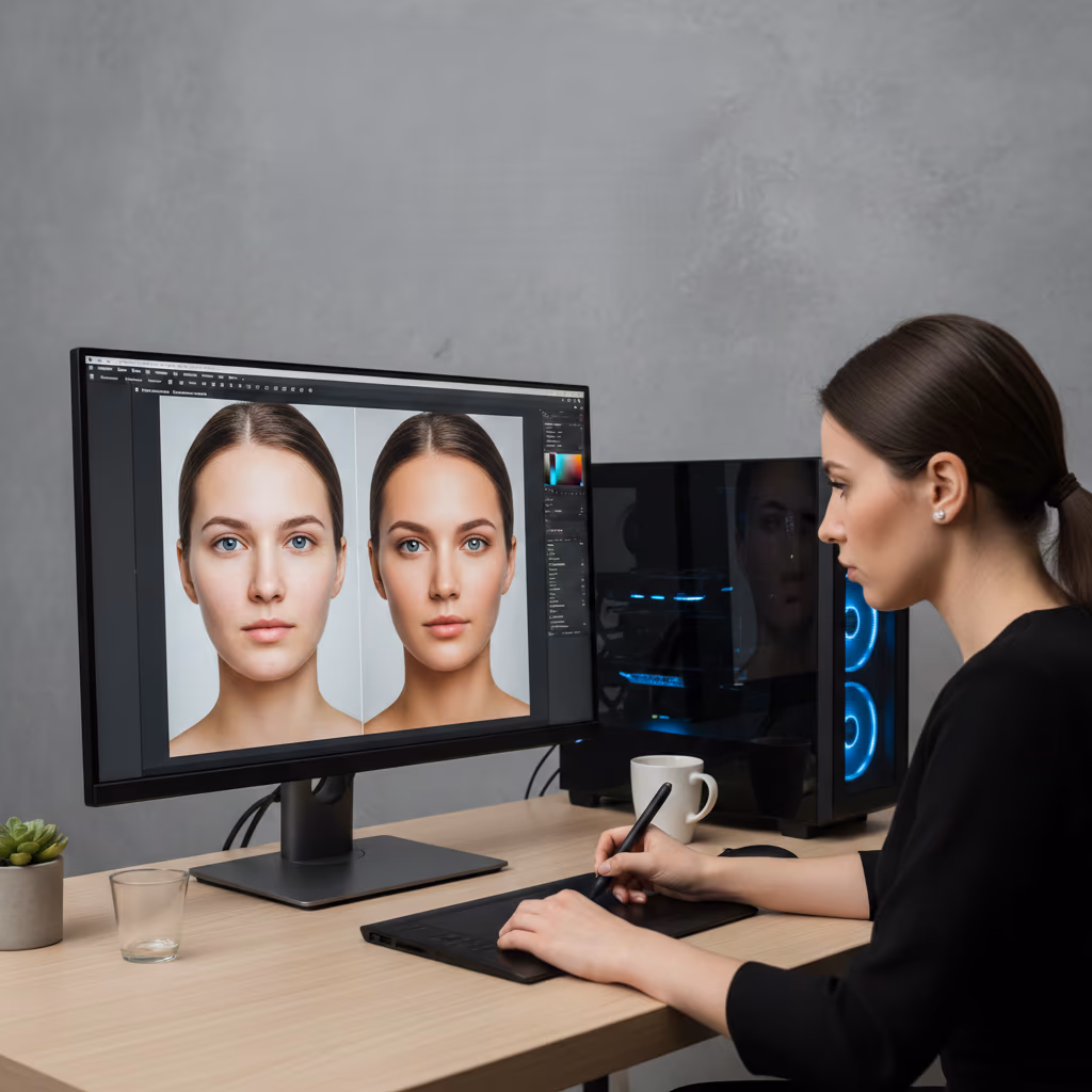 Beauty retouching