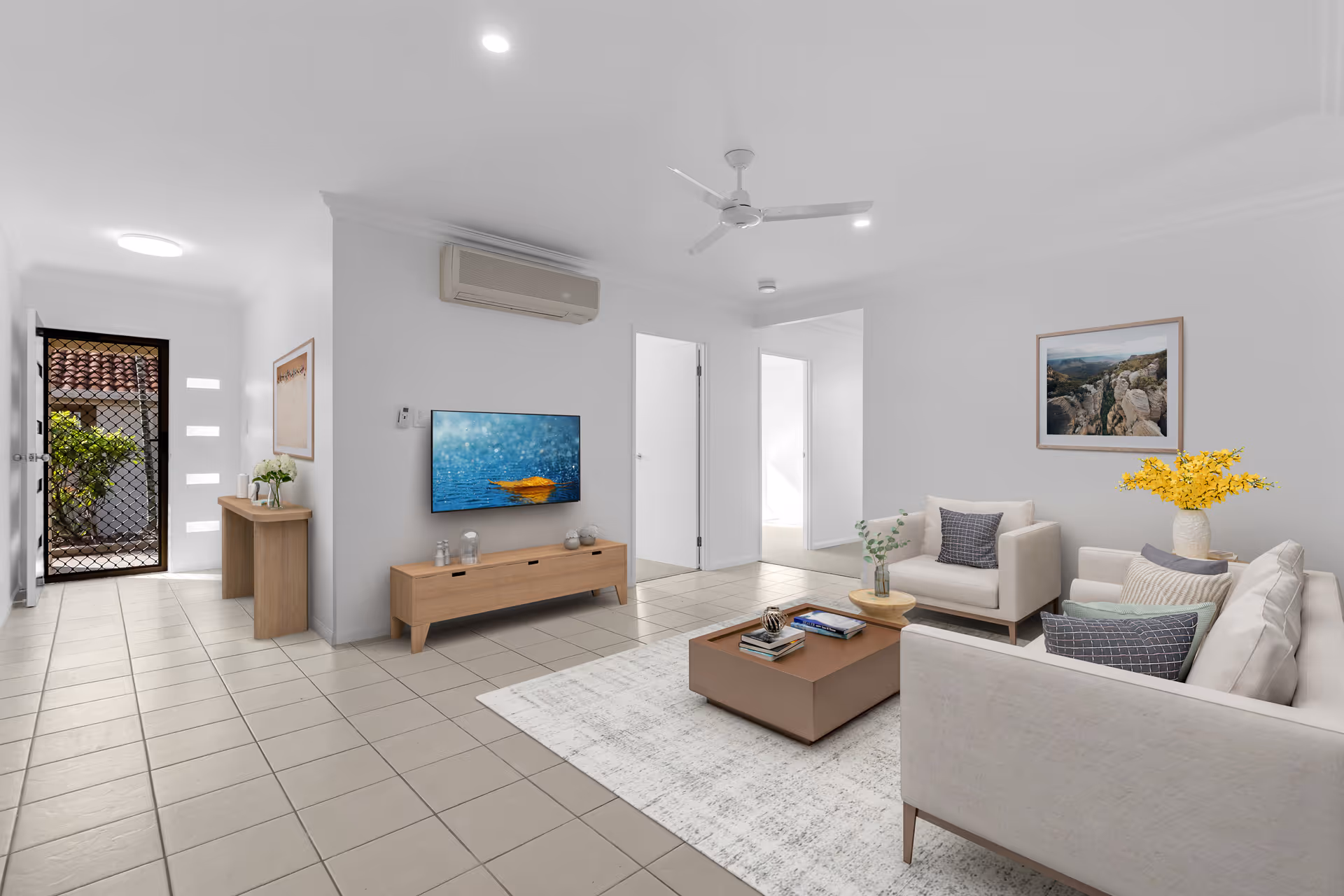 Empty property digitally furnished