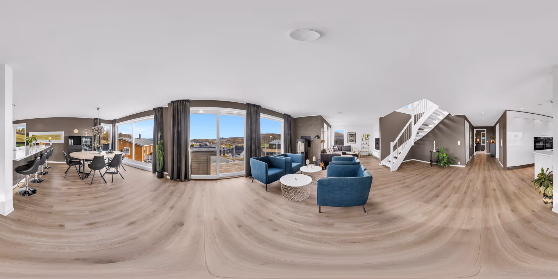 Virtual furniture removal for real estate marketing